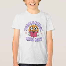 Alleen vibes voor thuisonderwijs Tri-Blend shirt