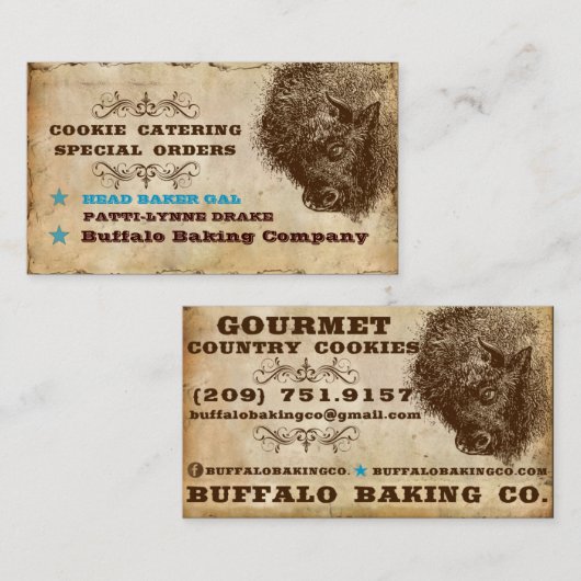 Alleen visitekaartjes HERZIEN 2022 Patti (Voorkant / Achterkant)