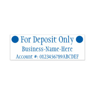 "Alleen voor aanbetaling" + Rubberstempel Zelfinktende Stempel