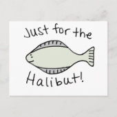 Alleen voor de Halibut Briefkaart (Voorkant)