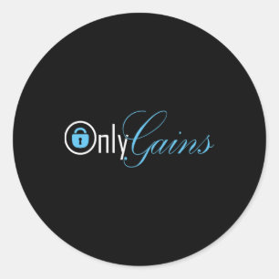 Alleen voor Fitness Studio 1 Ronde Sticker