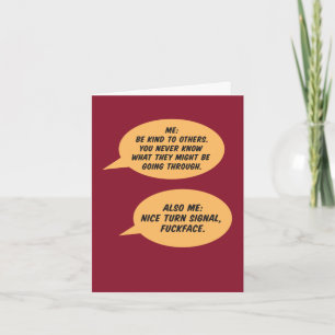 Alleen voor Fun: Wees aardig tegen anderen Kaart