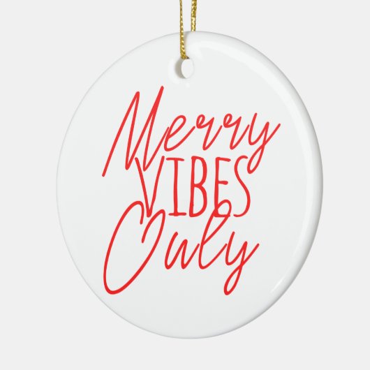 Alleen voor fury Vibes Keramisch Ornament (Links)