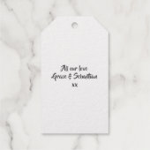 Alleen voor jou aangepast cadeaulabels (Achterkant)