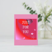 Alleen voor jou briefkaart (Staand voorkant)