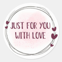 Alleen voor jou met Love Sticker