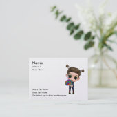 Alleen voor kinderen contactkaartje (Staand voorkant)