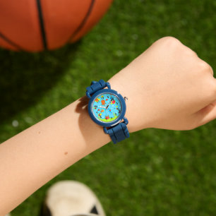 Alleen voor kinderen, kleurrijk en leuk oceaanleve horloge