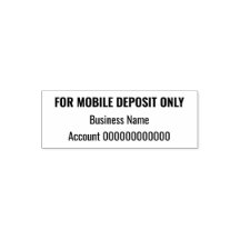 Alleen voor mobiele stortingsbedrijfsnaam Rekening