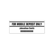 Alleen voor mobiele stortingsnaam bankrekeningnumm