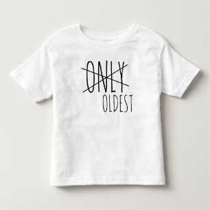 Alleen voor Oldest, nieuwe babyaankondiging Kinder Shirts