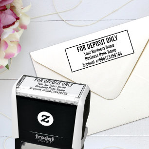 Alleen voor storting Bedrijfsnaam Bankrekeningnumm Zelfinktende Stempel