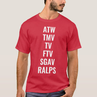 Alleen voor True Swifties - ATWTMVTVFTVSGAVRALPS T-shirt