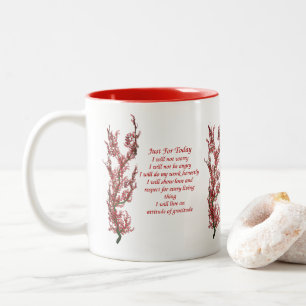 Alleen voor vandaag Inspirerend Tweekleurige Koffiemok
