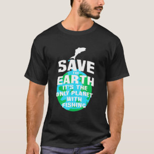 Alleen voor vissers bestemde planet met Geviste T-shirt