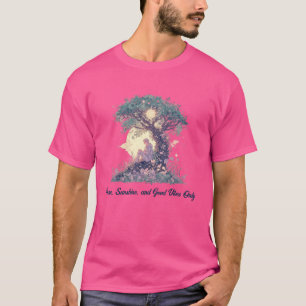 Alleen vrede, zonneschijn en goede vibes t-shirt