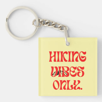 Alleen wandelvibes sleutelhanger