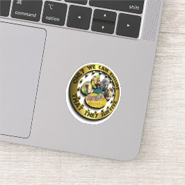 Alleen we kunnen Collage Sticker voor voetafdrukke