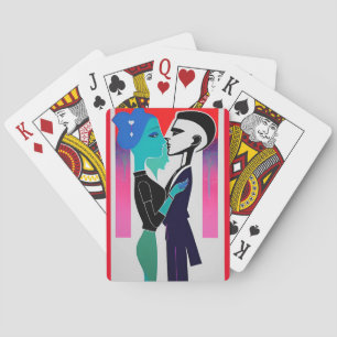 Alleen wij, Baby Retrowave Art Pokerkaarten