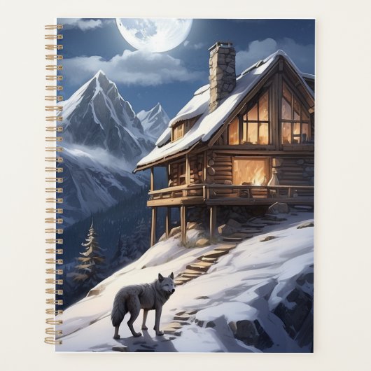 alleen wolf planner (Voorkant)