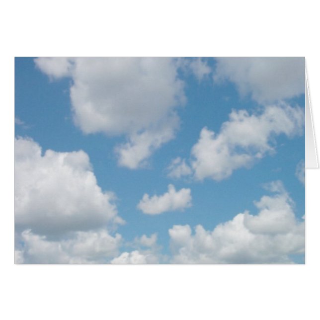 Alleen wolken #42 (Voorkant Horizontaal)