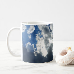 Alleen wolken koffiemok