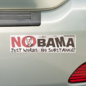 Alleen woorden, geen Bumpersticker (Op auto)