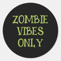 Alleen Zombie Vibes | Griezelige Halloween Groen &