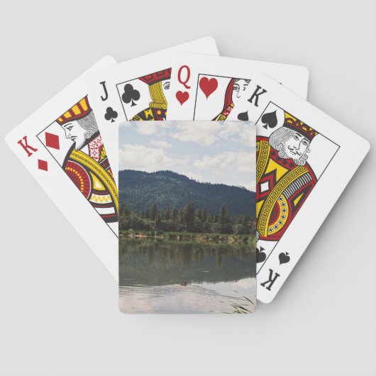 Alleen zwemmen...... pokerkaarten (Achterkant)