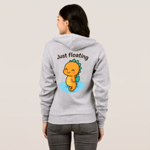 Alleen zwevend - Schattige zeepaardje Hoodie