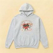Alleenstaand en er van Genietend Retro Grappige Pu Hoodie