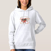 Alleenstaand en er van Genietend Retro Grappige Pu Hoodie (Voorkant)