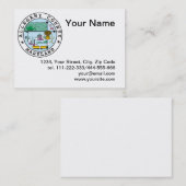 Allegany county seal visitekaartje (Voorkant / Achterkant)