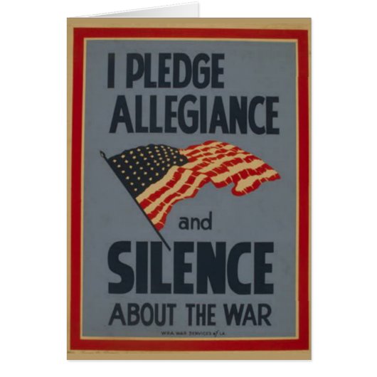 Allégeance des engagements - 1941 (Devant)