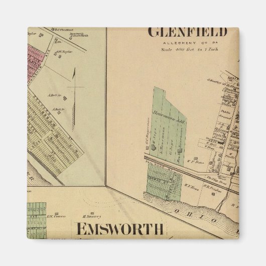 Allegheny County, Pennsylvania Magneet (Voorkant)