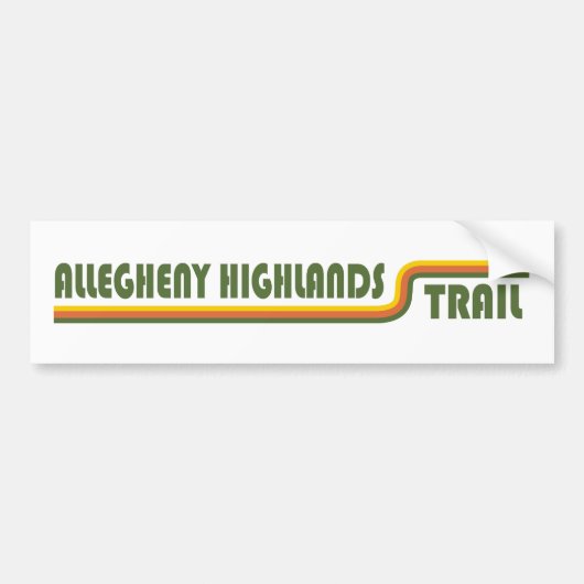 Allegheny Highlands Trail Bumpersticker (Voorkant)