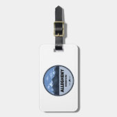 Allegheny Mountains Camping Bagagelabel (Voorkant verticaal)