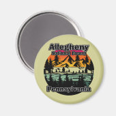  Allegheny National Forest Pennsylvania Magneet (Voorkant / Achterkant)