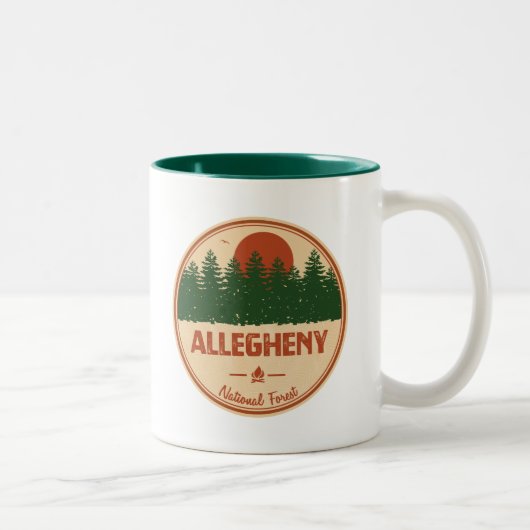 Allegheny National Forest Tweekleurige Koffiemok (Rechts)