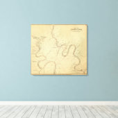 Allegheny River Canvas Afdruk (Insitu (Houten vloer))