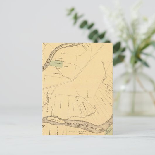 Allegheny River Pa, carte (Debout devant)