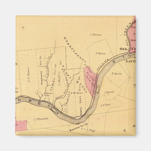 Allegheny River, PA Magneet (Voorkant)