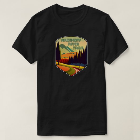 Allegheny River Trail Kleuren T-shirt (Design voorkant)