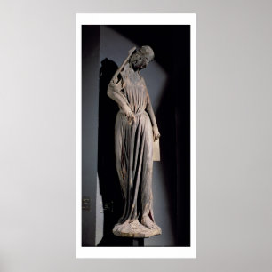 Allegorical figuur of The Synagogue, from the sout Poster