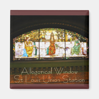 Allegorical Window - ST Louis Union Station Magneet