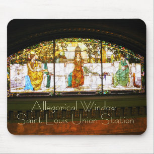 Allegorical Window - ST Louis Union Station Muismat