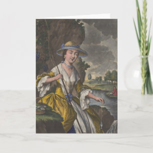 Allégorie d'août - carte de voeux