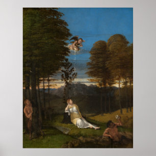 Allégorie de la Chasteté - Lorenzo Lotto Affiche d