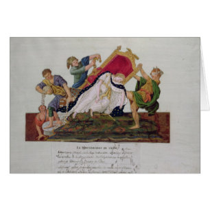 Allégorie du renversement du trône