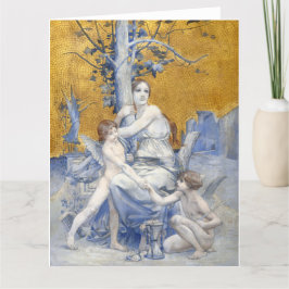 Allegorie van de tijd (1896) door Luc-Olivier Mers Kaart